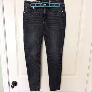 J. Crew Black Toothpick Ankle Jeans